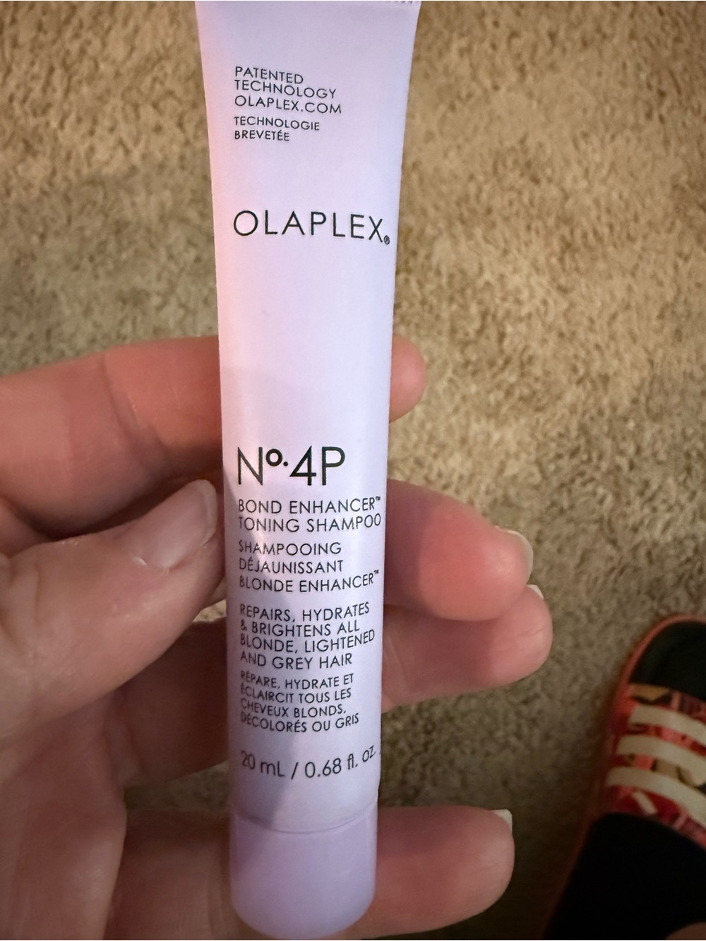 OLAPLEX No.4P Lavender Toning Shampoo Tube